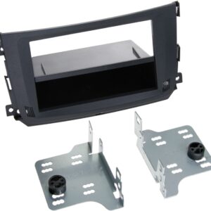 2-DIN Paneel Smart ForTwo Cabrio (A451) Coupe (C451)  Kleur: Zwart