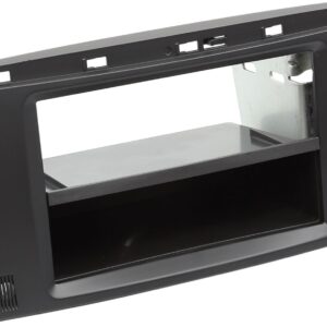 2-DIN Paneel Mercedes Benz R-Klasse met Pocket 2006-2012 Kleur: Zwart
