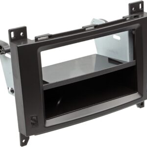 2-DIN Paneel Mercedes Benz A-Klasse/ B-Klasse/ Vito met Pocket - Kleur: Zwart