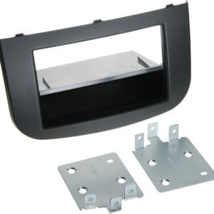 2-DIN Paneel Mitsubishi Colt (Z30/Z30G/Z3V Facelift) 11/2008-11/2012 Kleur: Zwart
