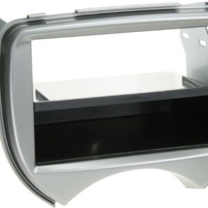 2-DIN Paneel Nissan Micra (K13) 03/ 2011-08/2013 Kleur: Zilver