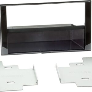 2-DIN Paneel Nissan Micra/ Note 2013-2019 Kleur: Piano Zwart