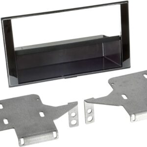 2-DIN Paneel Nissan Juke (F15 facelift) met pocket 2014-2019 Kleur: Piano Zwart