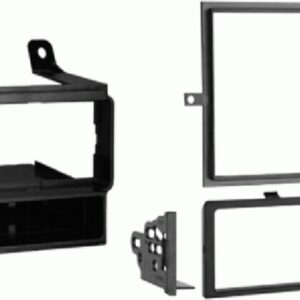 2-DIN radiopaneel met opbergvak Nissan/Suzuki zwart (METRA)