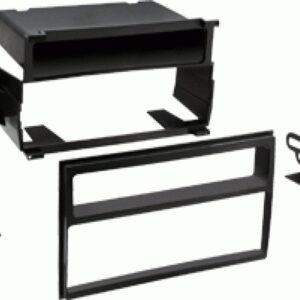 1-DIN radiopaneel met opbergvak Nissan Juke/Tiida/Versa zwart (METRA)