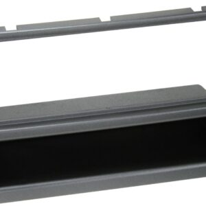 1-DIN Paneel met aflegbakje. Opel - Renault - Suzuki - Nissan Subaru  Kleur: Charcoal Metallic