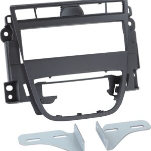 1-DIN Paneel Opel Meriva B (S/D Monocab)  2010-2017  Kleur: Zwart