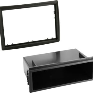 2-DIN Paneel Renault Mégane II (CM/EM) 10/2002-12/2005 (CM) 01/2006-01/2010 Kleur: Zwart