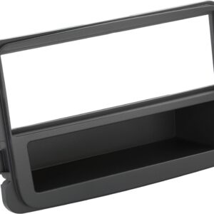 1-DIN Paneel met aflegbakje. Dacia - Opel - Nissan - Renault - Fiat Kleur: Donkergrijs