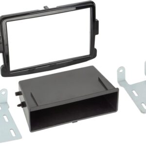 2-DIN Paneel Dacia - Opel - Renault - Fiat Kleur: Piano Zwart