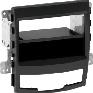 2-DIN Paneel SsangYong Korando (CK) 2010-2013 Kleur: Zwart