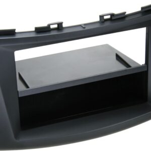 2-DIN Paneel met aflegbakje. Suzuki Swift (FZ/NZ)  2010-2017 - Kleur: zwart