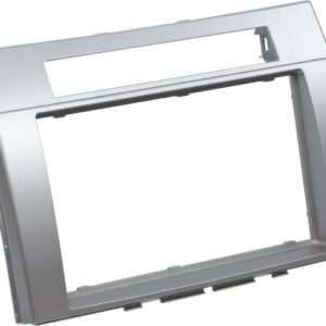 2-DIN Paneel Toyota Corolla Verso 2004-2009 - Kleur: zilver