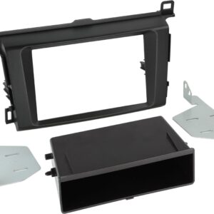 2-DIN Paneel met bakje Toyota RAV4 2013-2018 Kleur: Zwart
