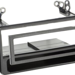 1-DIN Paneel met aflegbakje Toyota Avensis/ Celica/ MR2/ RAV4/ Yaris Kleur: Zwart (METRA)