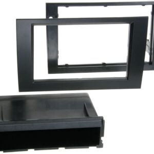 2-DIN Paneel Audi A4 (8E)  - Seat Exeo (3R) Kleur: Zwart