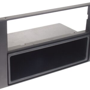 2-DIN Paneel Audi A6 C5 (4B Facelift) 04/1997-03/2005 - Kleur: Zwart