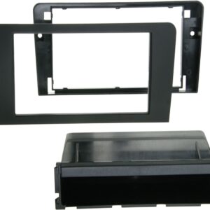 2-DIN Paneel met opbergvak PRO Audi A3 (8P/8PA) 2003-2013 - Kleur: zwart