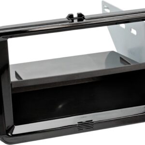 2-DIN Paneel met aflegbakje. Seat - Skoda - Volkswagen Kleur Piano Zwart