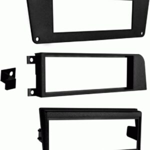 1-DIN radiopaneel Volvo 740/760/780/940/960 zwart (METRA)