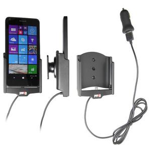 Nokia Lumia 640 Actieve houder met 12V USB plug. Let op: Uitlopend artikel, Kan niet retour!
