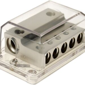 Power distribution block (silver) 2x35-50 mm²  / 5x20 mm²