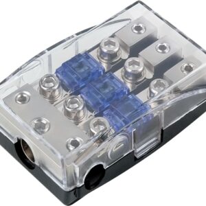 Mini ANL zekeringhouder (zilver )  1 x 35 mm² + 2 x 20 mm²