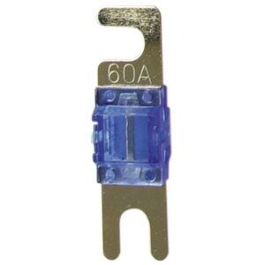 Mini ANL zekering 60 Ampere zilver 4 stuks