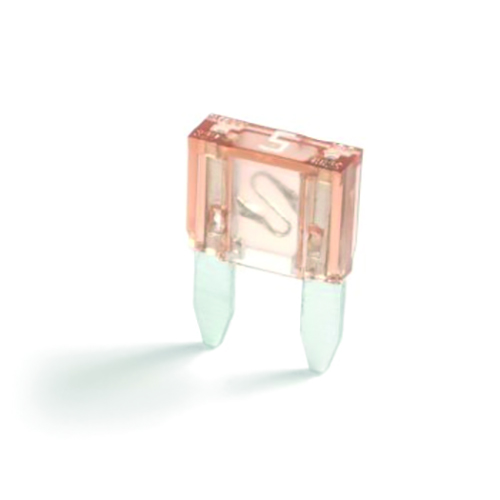 mini zekering 5 ampère 5 stuks in blister