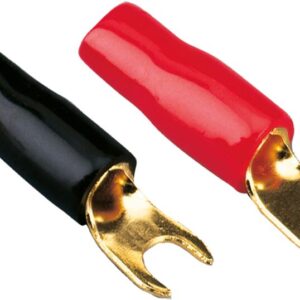Vork kabelschoen 10 mm² 2 x rood  2 x zwart