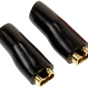 Vlakstekkern 2,8 mm zwart 50 Stuks