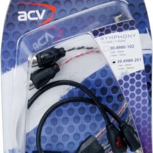 Symphony - Y-Kabel Mid Range 1x Male - 2x Female