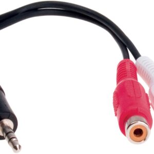Stereo jack 3,5mm Stereo naar Cinch connector 0.2meter