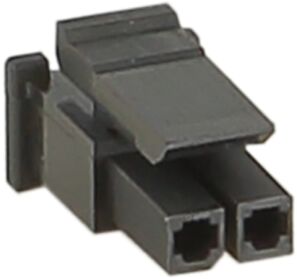 Molex Micro Fit connector behuizing 2 pin > vergrendelingsnokzijde