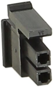 Molex Micro Fit connector behuizing 2 pin > vergrendelingsnokzijde