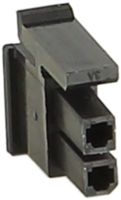 Molex Micro Fit connector behuizing 2 pin > vergrendelingsnokzijde