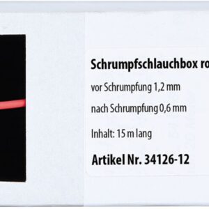 Krimpkous Rood Ø 1.2 mm / Lengte 15 meter