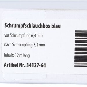 Krimpkous Blauw Ø 6.4 mm / Lengte 12 meter