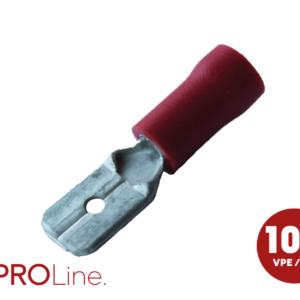 Kabelschoen 2.8x0.8 rood (100stuks) ACV PROLine