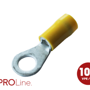 Kabeloog 4.0x6.0 geel M10 (100stuks) ACV PROLine