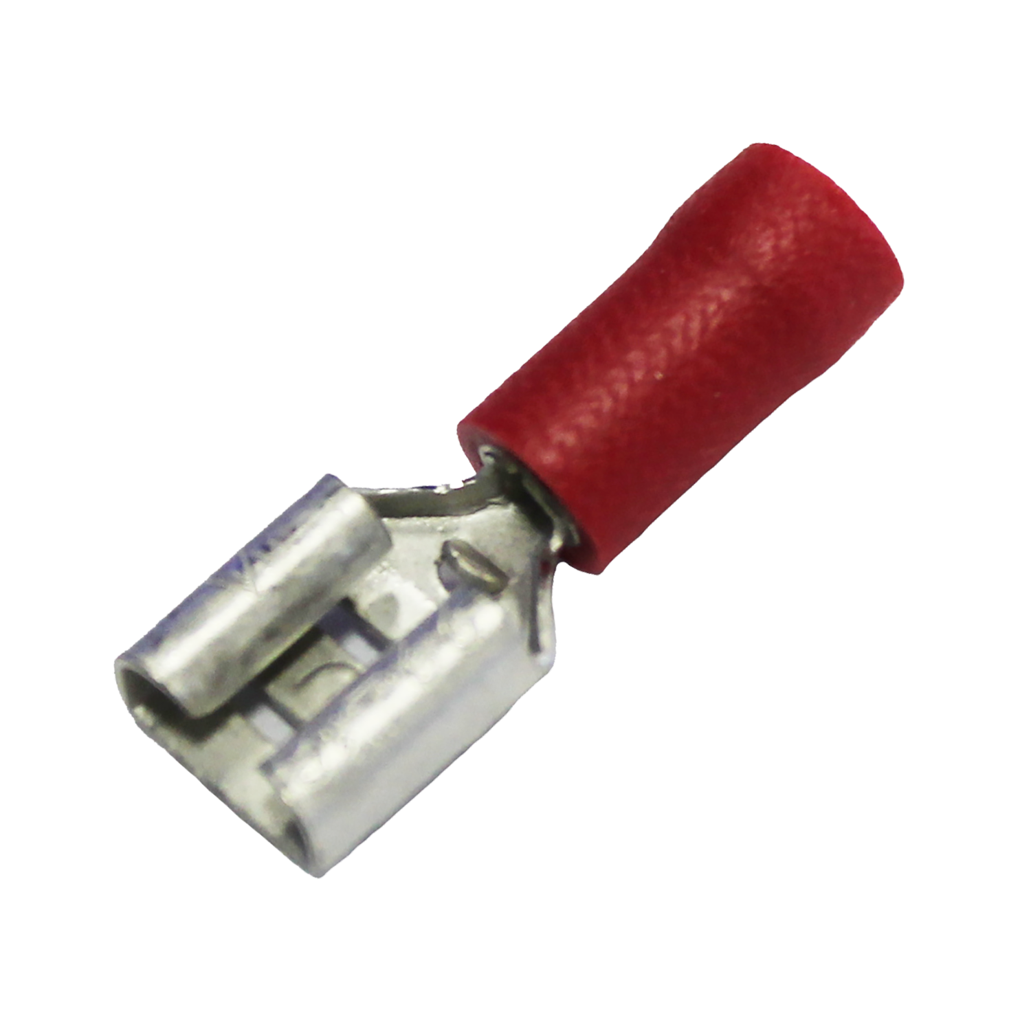 kabelschoen 5 stuks 6.3x0.8 rood in blister