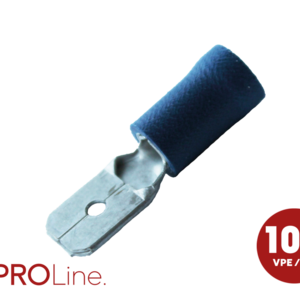 Kabelschoen 6.3x0.8 blauw (100stuks) ACV PROLine