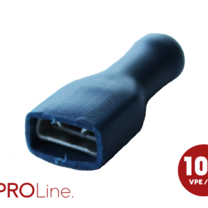 Kabelschoen 6.3x0.8 blauw (100stuks) ACV PROLine