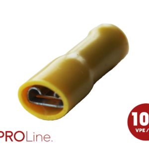 Kabelschoen 6.3x0.8 geel (100stuks) ACV PROLine
