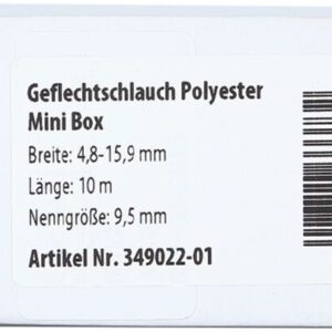 Gevlochten Kabelbescherming Mini Box 4.8 - 15.9 mm / Lengte10 meter