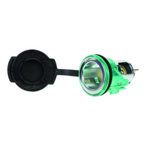 inbouw bus voor standaard stekkers paneelbevestiging d.m.v. klembus in blister