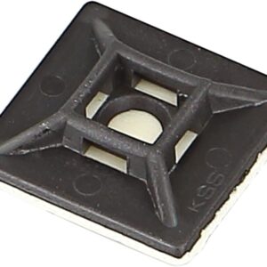 Mounts for cable tie width max. 5.5 mm 100 stuks  27.5x27.5mm
