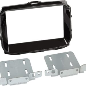 2-DIN Paneel Alfa Romeo Giulietta 2014-> Kleur: Piano Zwart