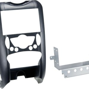 2-DIN Paneel BMW Mini (R55 / R56 / R57) - Kleur: zwart