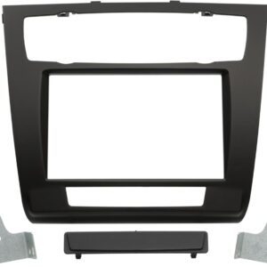 2-DIN Paneel BMW 1-Serie ( E81 - E82 - E87 Facelift - E88) 2007-2013 Kleur: Zwart